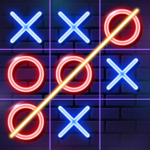 Generator Tic Tac Toe Glow: 2 Player XO