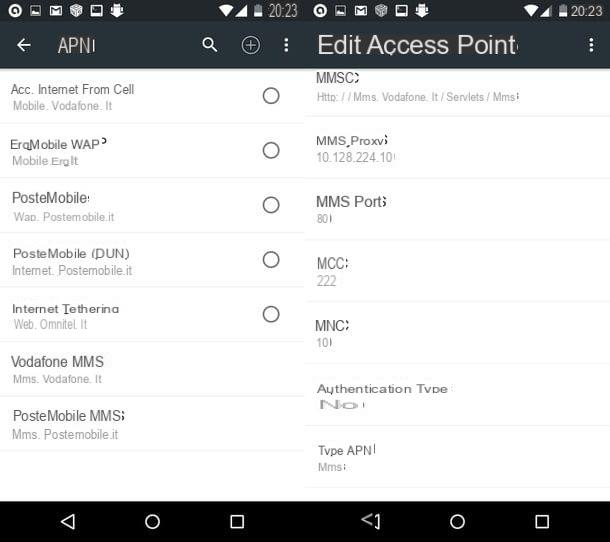 Como configurar o Vodafone MMS